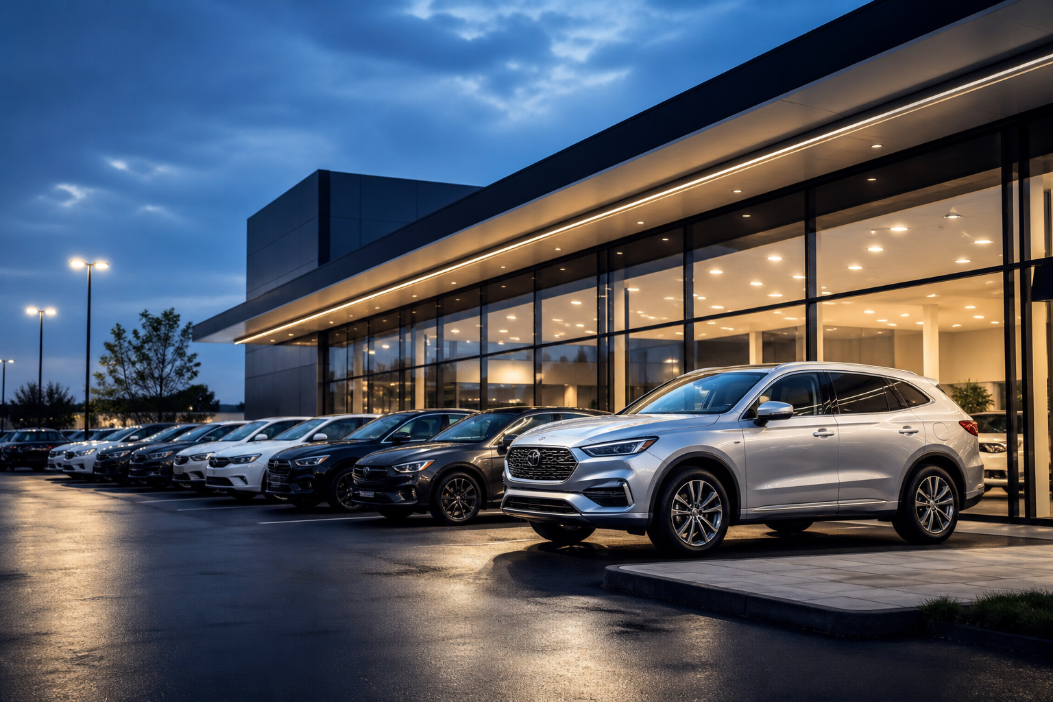 Dealership lot for unsold showroom follow-up